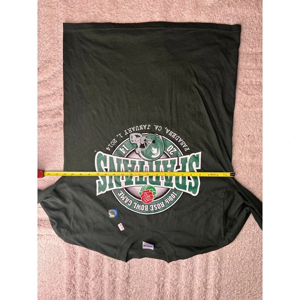Michigan State Spartans 100th Rose Bowl Game‎ Long Sleeve Shirt Men's M NWT